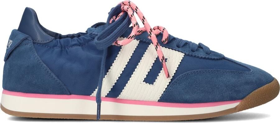 BACK70 Lage Sneakers Dames Rocket Textiel Blauw