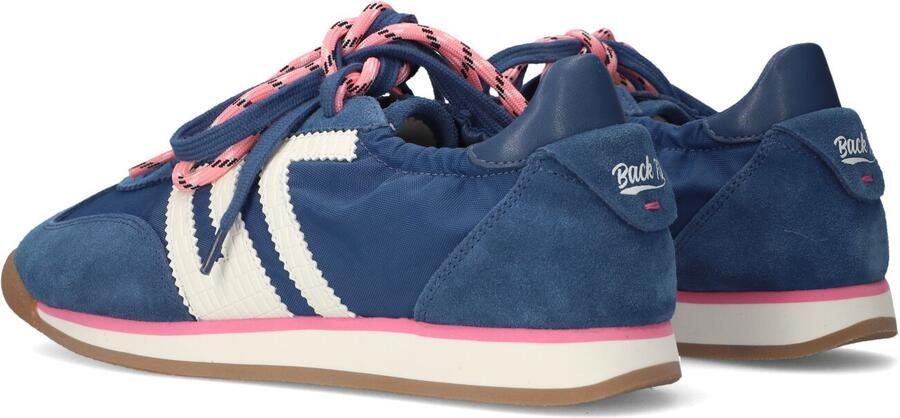 BACK70 Lage Sneakers Dames Rocket Textiel Blauw - Foto 3