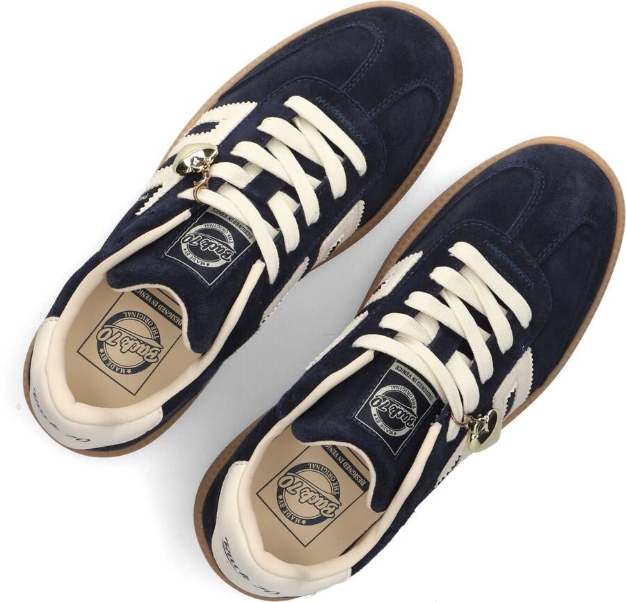 BACK70 Lage Sneakers Dames Xxl Suède Donkerblauw - Foto 2