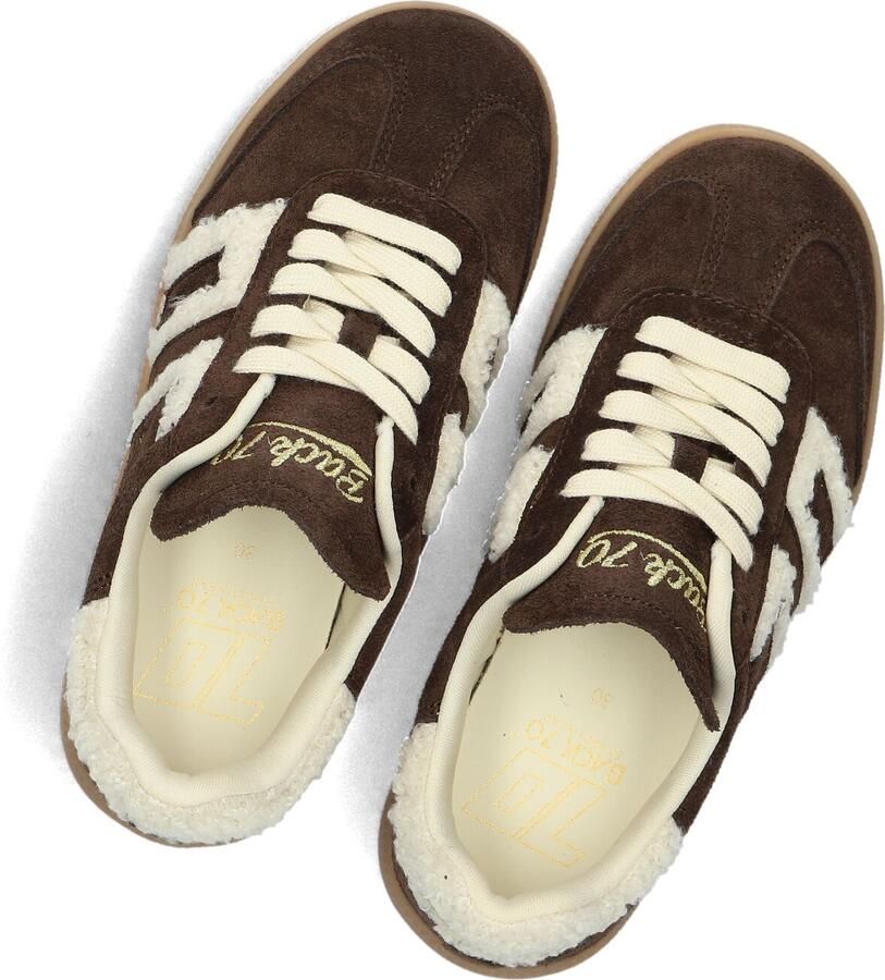Back70 Cloud Fur Sneakers Meisjes Leren Sneaker Bruin - Foto 2