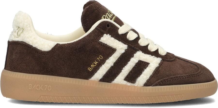 Back70 Cloud Fur Sneakers Meisjes Leren Sneaker Bruin - Foto 3