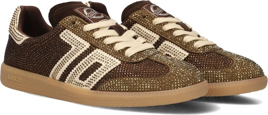 BACK70 Lage Sneakers Dames Cloud Textiel Bruin