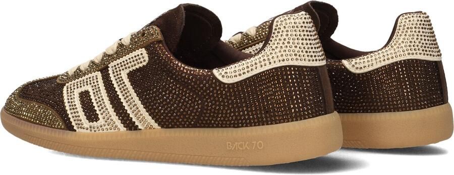 BACK70 Lage Sneakers Dames Cloud Textiel Bruin - Foto 2