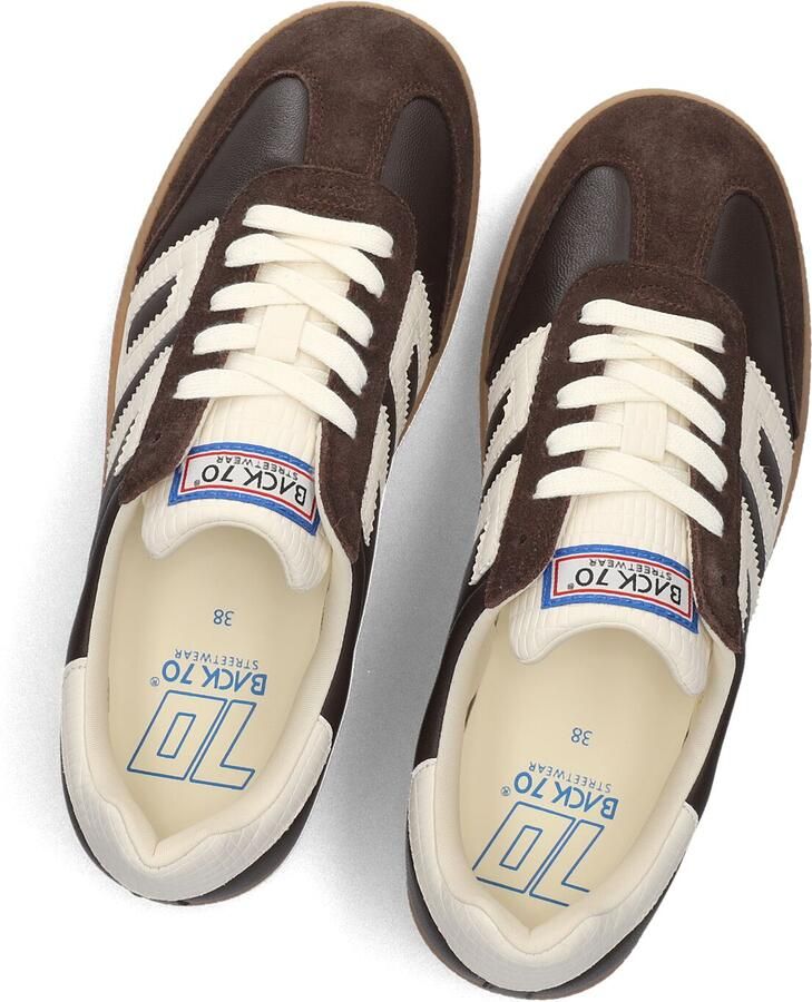 BACK70 Lage Sneakers Dames Cloud Suède Bruin - Foto 4