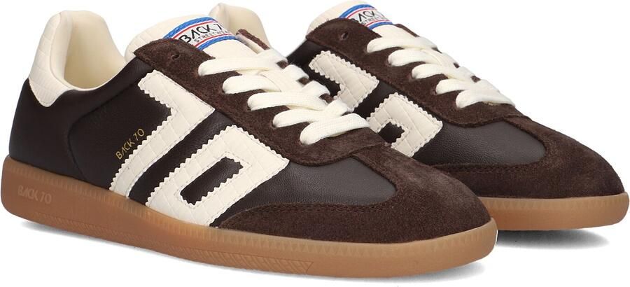 BACK70 Lage Sneakers Dames Cloud Suède Bruin