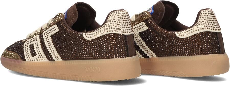Back70 Cloud Strass Sneakers Meisjes Leren Sneaker Bruin - Foto 5