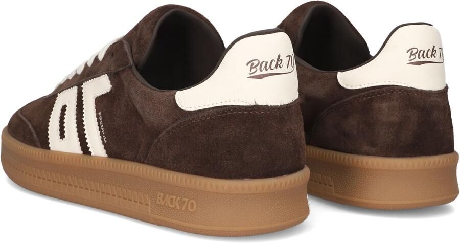 BACK70 Lage Sneakers Heren Double Suède Bruin - Foto 3
