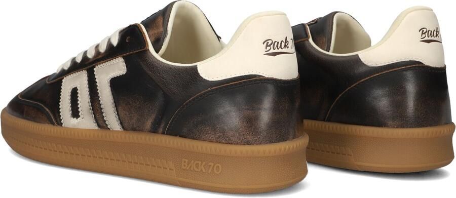 BACK70 Lage Sneakers Heren Double Leer Bruin - Foto 4
