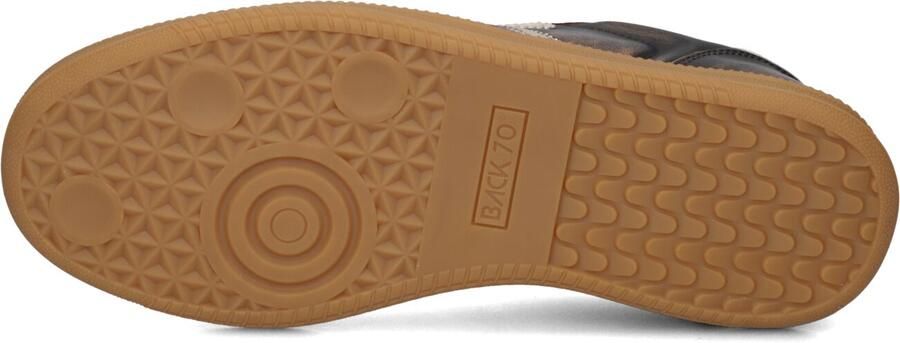 BACK70 Lage Sneakers Heren Double Leer Bruin - Foto 5