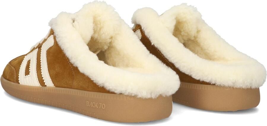 BACK70 Lage Sneakers Dames Easter Suède Camel - Foto 5
