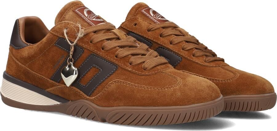 BACK70 Lage Sneakers Dames Fireball Suède Bruin