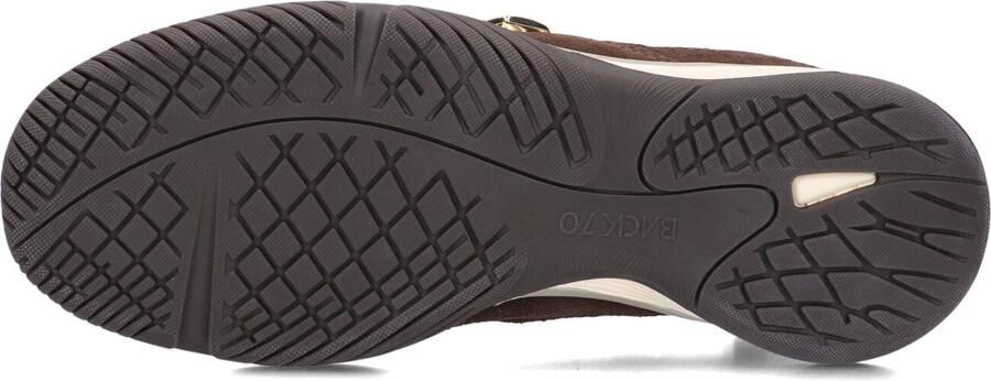 BACK70 Lage Sneakers Dames Fireball Suède Bruin - Foto 4