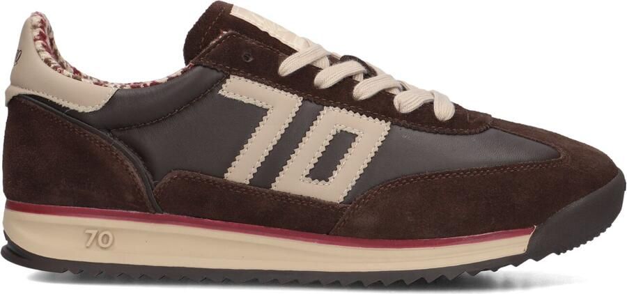 BACK70 Lage Sneakers Heren Jogger Suède Bruin - Foto 2