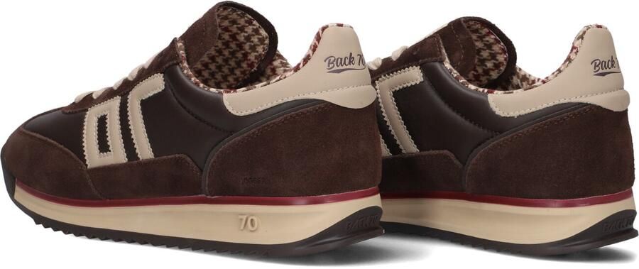 BACK70 Lage Sneakers Heren Jogger Suède Bruin - Foto 3