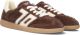 BACK70 Lage Sneakers Dames Mohair Ponyhair Bruin - Bruin