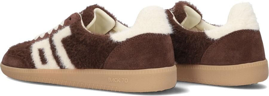 BACK70 Lage Sneakers Dames Mohair Ponyhair Bruin - Foto 5