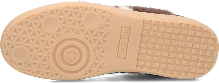 BACK70 Lage Sneakers Dames Mohair Ponyhair Bruin - Foto 4