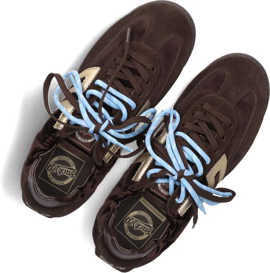 BACK70 Lage Sneakers Dames Rocket Suède Bruin - Foto 3