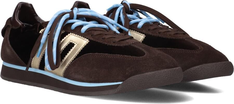 BACK70 Lage Sneakers Dames Rocket Suède Bruin