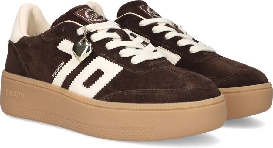 BACK70 Lage Sneakers Dames Xxl Suède Bruin - Foto 1