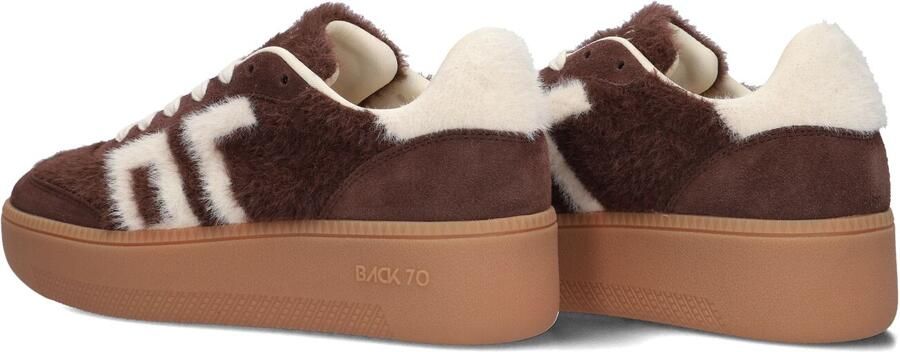 BACK70 Lage Sneakers Dames Xxl Ponyhair Bruin - Foto 5
