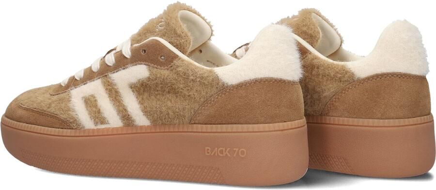 BACK70 Lage Sneakers Dames Xxl Ponyhair Bruin - Foto 4