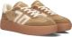 BACK70 Lage Sneakers Dames Xxl Ponyhair Bruin - Bruin