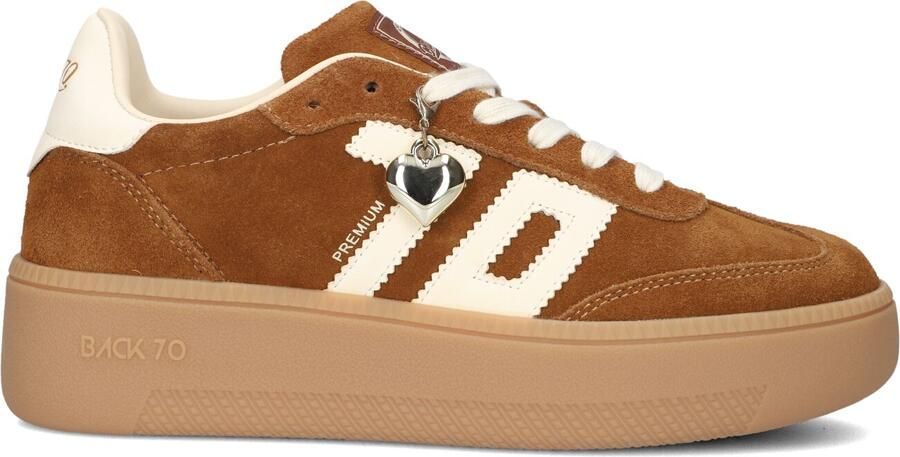 BACK70 Lage Sneakers Dames Xxl Suède Bruin