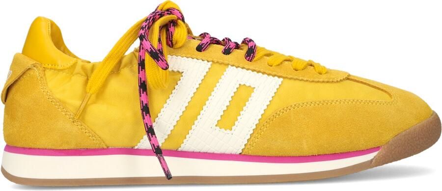 BACK70 Lage Sneakers Dames Rocket Textiel Geel - Foto 2