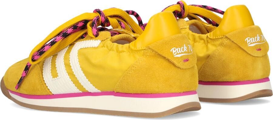 BACK70 Lage Sneakers Dames Rocket Textiel Geel - Foto 5