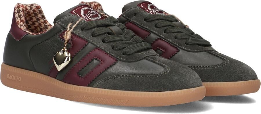 BACK70 Lage Sneakers Dames Cloud Suède Groen