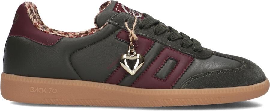 BACK70 Lage Sneakers Dames Cloud Suède Groen