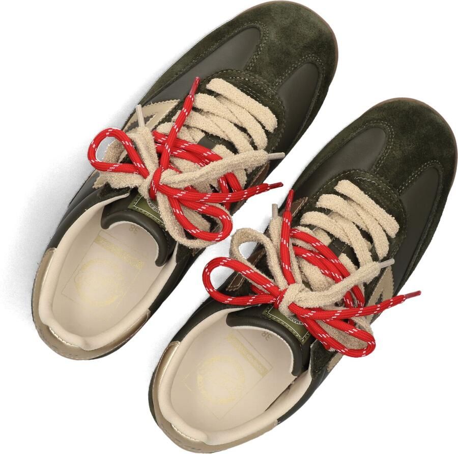 BACK70 Lage Sneakers Dames Jogger Suède Groen - Foto 3