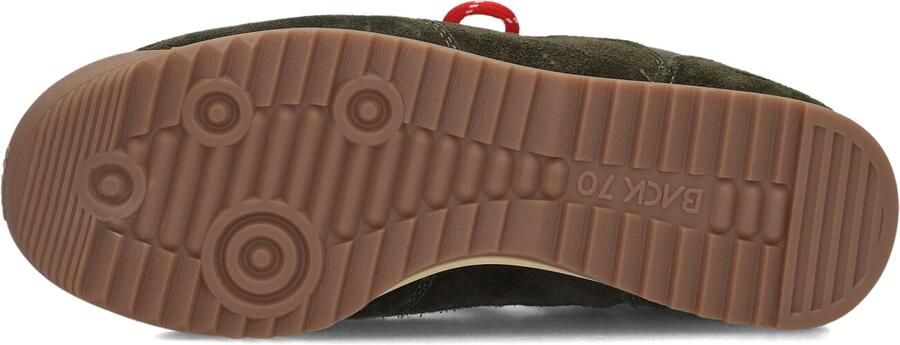 BACK70 Lage Sneakers Dames Jogger Suède Groen - Foto 4