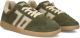 BACK70 Lage Sneakers Dames Mohair Suède Groen - Groen
