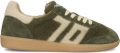 BACK70 Lage Sneakers Dames Mohair Suède Groen - Groen