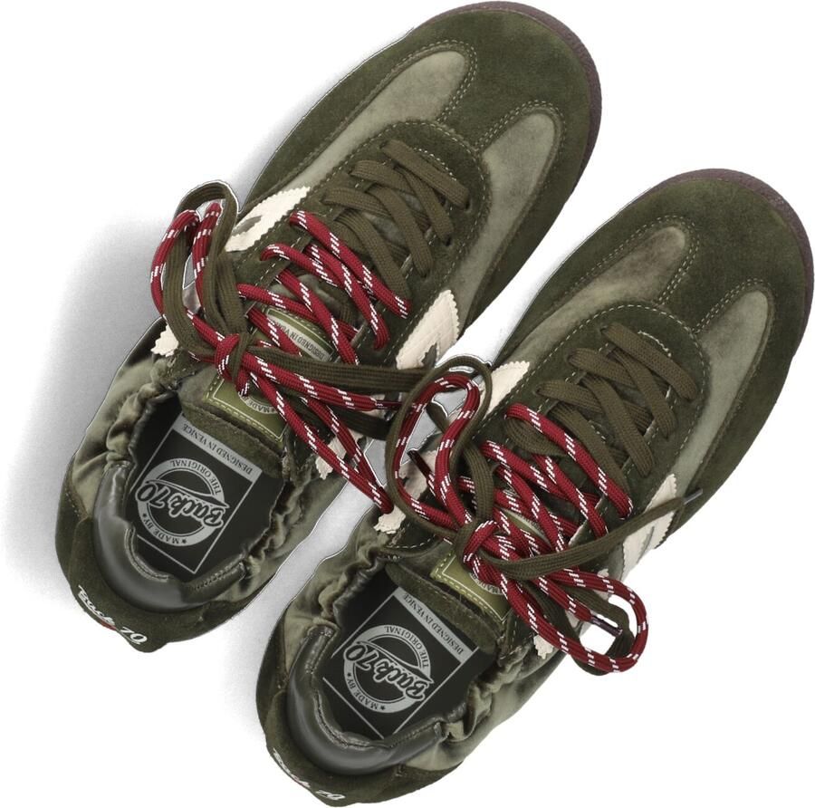 BACK70 Lage Sneakers Dames Rocket Suède Groen - Foto 4