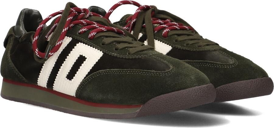 BACK70 Lage Sneakers Dames Rocket Suède Groen