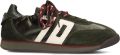BACK70 Lage Sneakers Dames Rocket Suède Groen - Groen