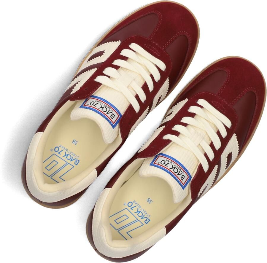 BACK70 Lage Sneakers Dames Cloud Suède Bordeaux - Foto 2