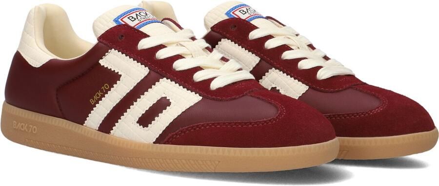 BACK70 Lage Sneakers Dames Cloud Suède Bordeaux