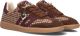 BACK70 Lage Sneakers Dames Cloud Textiel Bordeaux - Rood