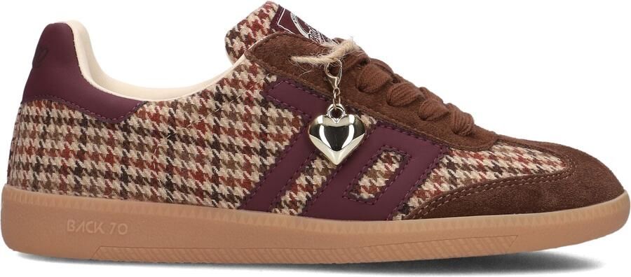 BACK70 Lage Sneakers Dames Cloud Textiel Bordeaux