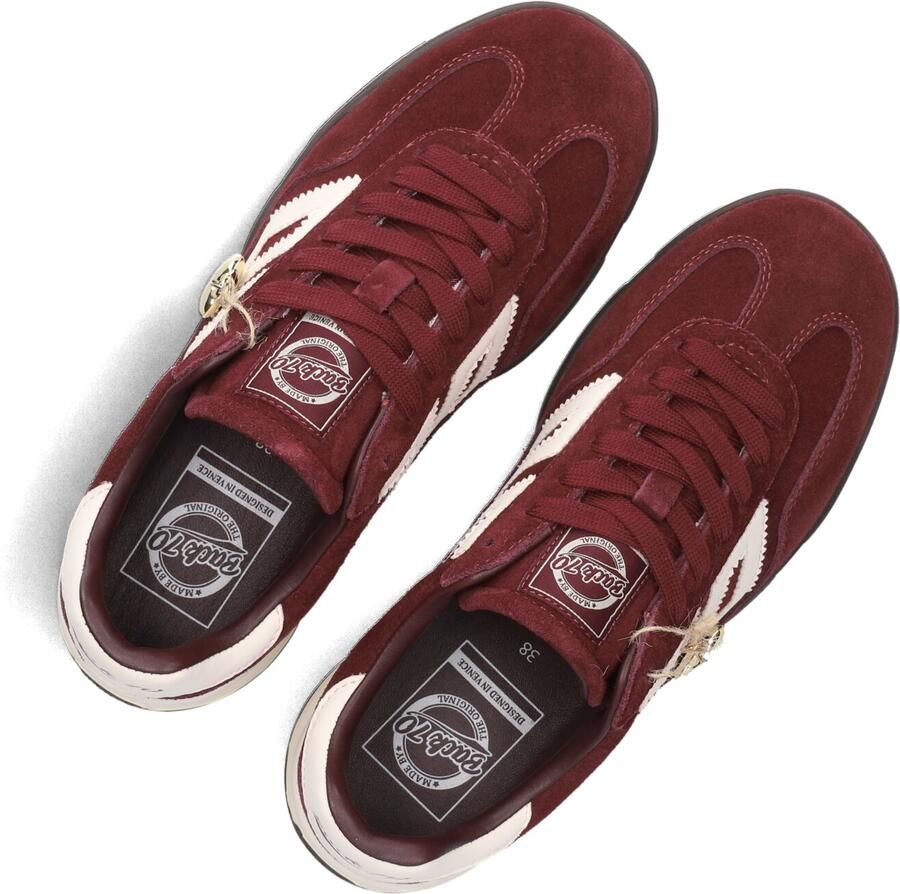 BACK70 Lage Sneakers Dames Fireball Suède Rood - Foto 3