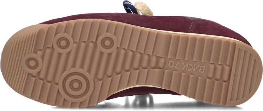 BACK70 Lage Sneakers Dames Jogger Suède Bordeaux - Foto 4