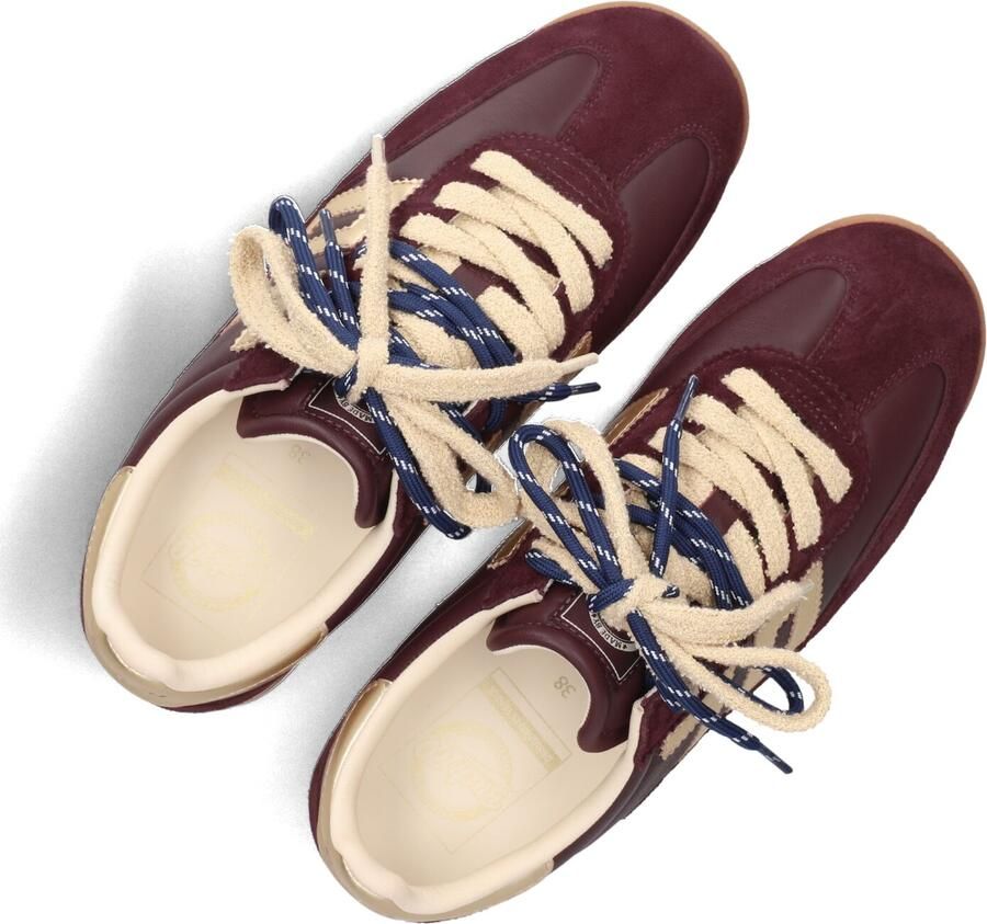 BACK70 Lage Sneakers Dames Jogger Suède Bordeaux - Foto 3
