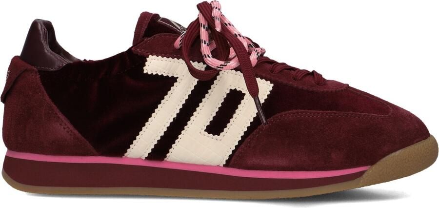 BACK70 Lage Sneakers Dames Rocket Suède Bordeaux