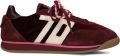 BACK70 Lage Sneakers Dames Rocket Suède Bordeaux - Rood