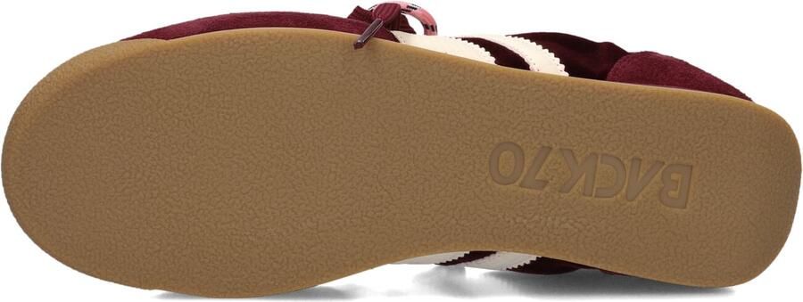 BACK70 Lage Sneakers Dames Rocket Suède Bordeaux - Foto 4