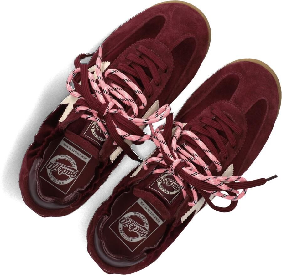 BACK70 Lage Sneakers Dames Rocket Suède Bordeaux - Foto 3